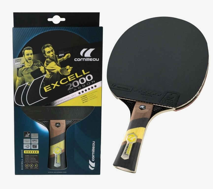 Excell 2000 Carbon Table Tennis Bat - My Store