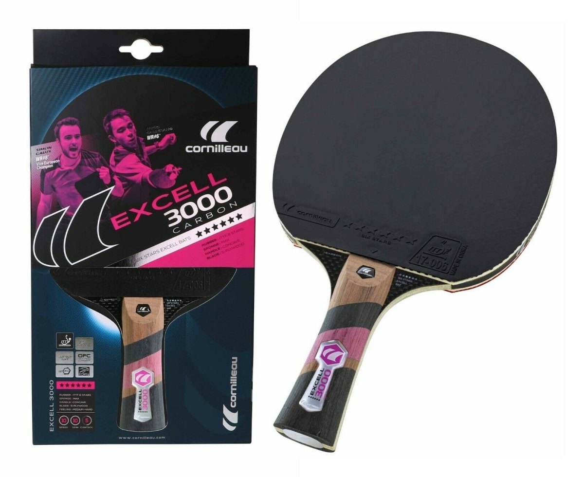 Excell 3000 Carbon Table Tennis Bat - My Store